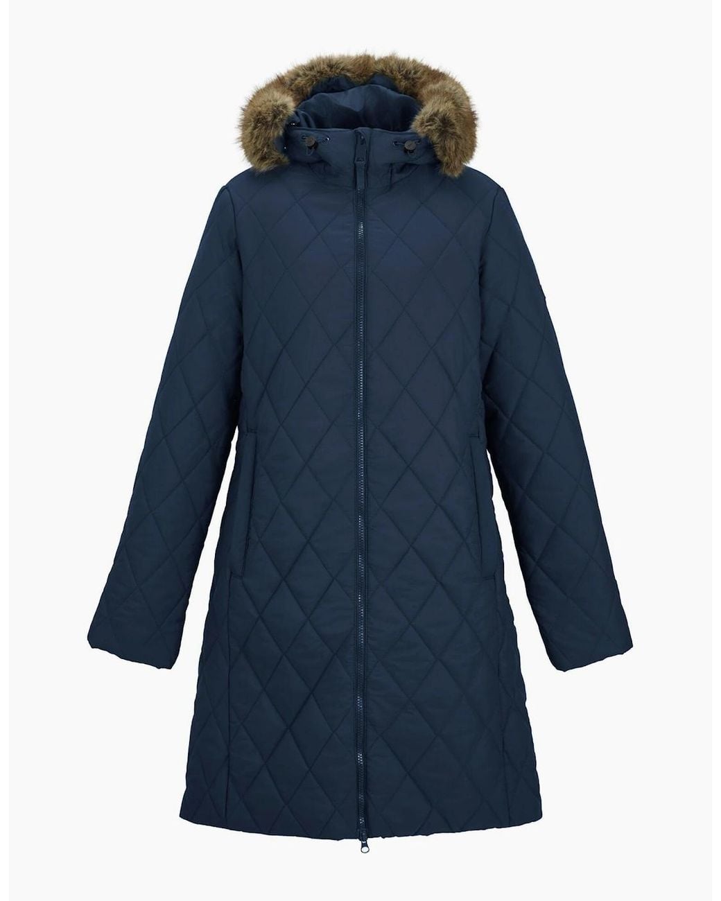 Regatta Blue Ladies Fionne Long Length Jacket