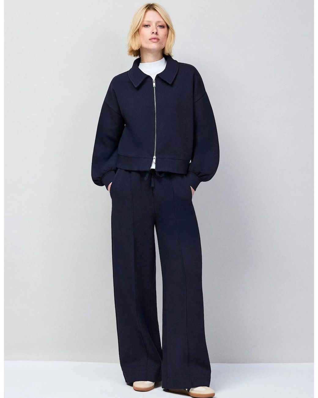 Ro&zo Blue Wide Leg Sweatpants