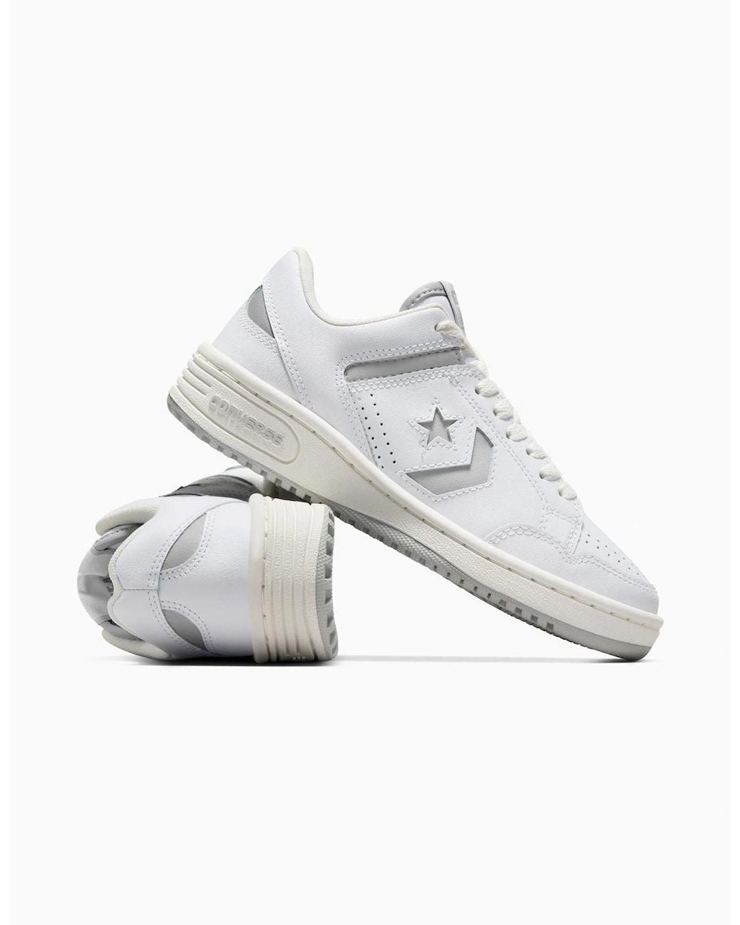 Converse White Adults Weapon Leather High Top Trainers for men