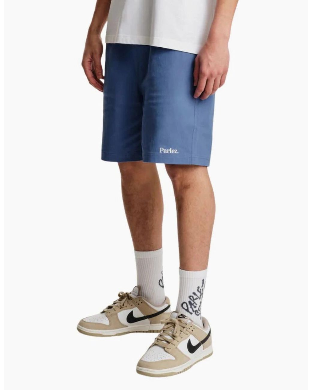 Parlez Blue Arc Lagoon Shorts for men