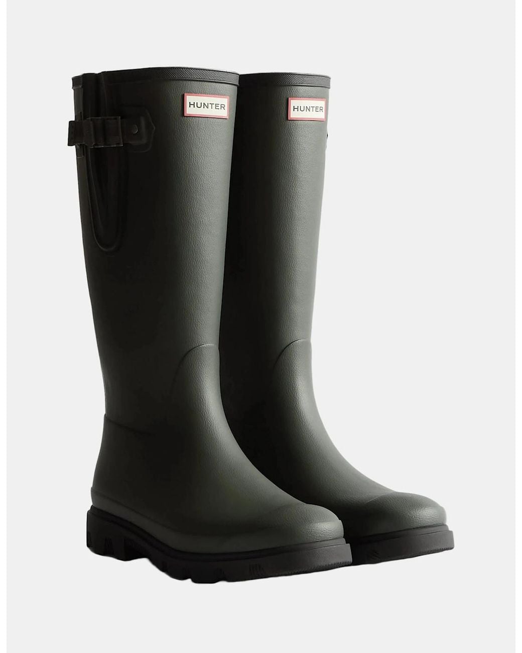 Hunter Black Downpour Adjustable Boot