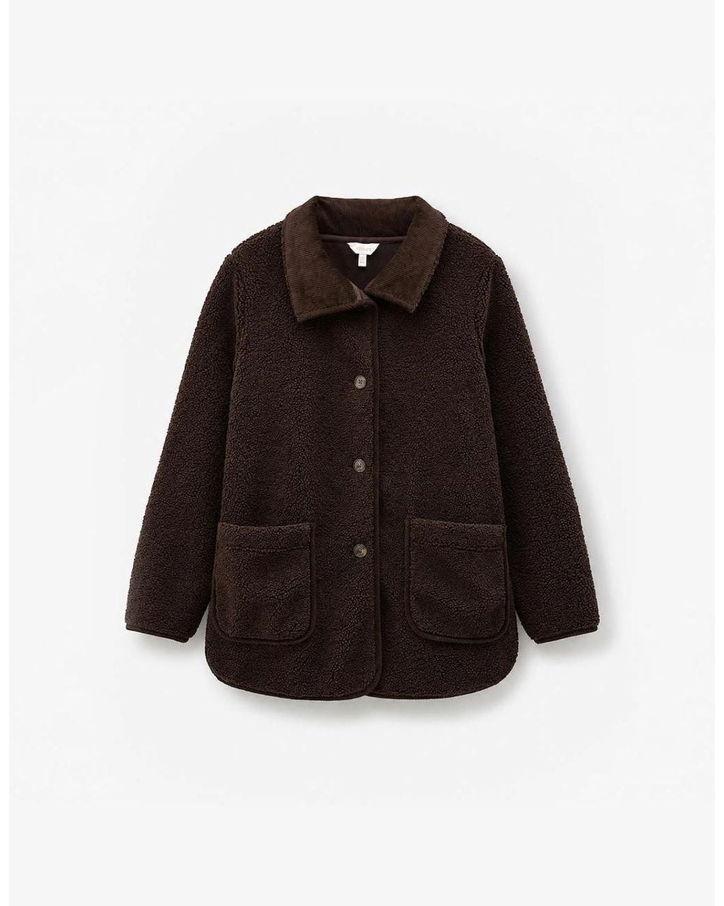 Joules Brown Sadie Longline Longline Jackets Chocolate