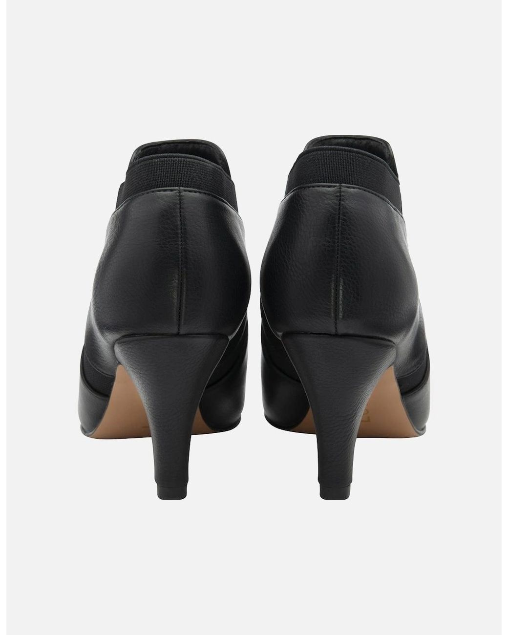 Lotus Black Kristina High Cut Court Shoes