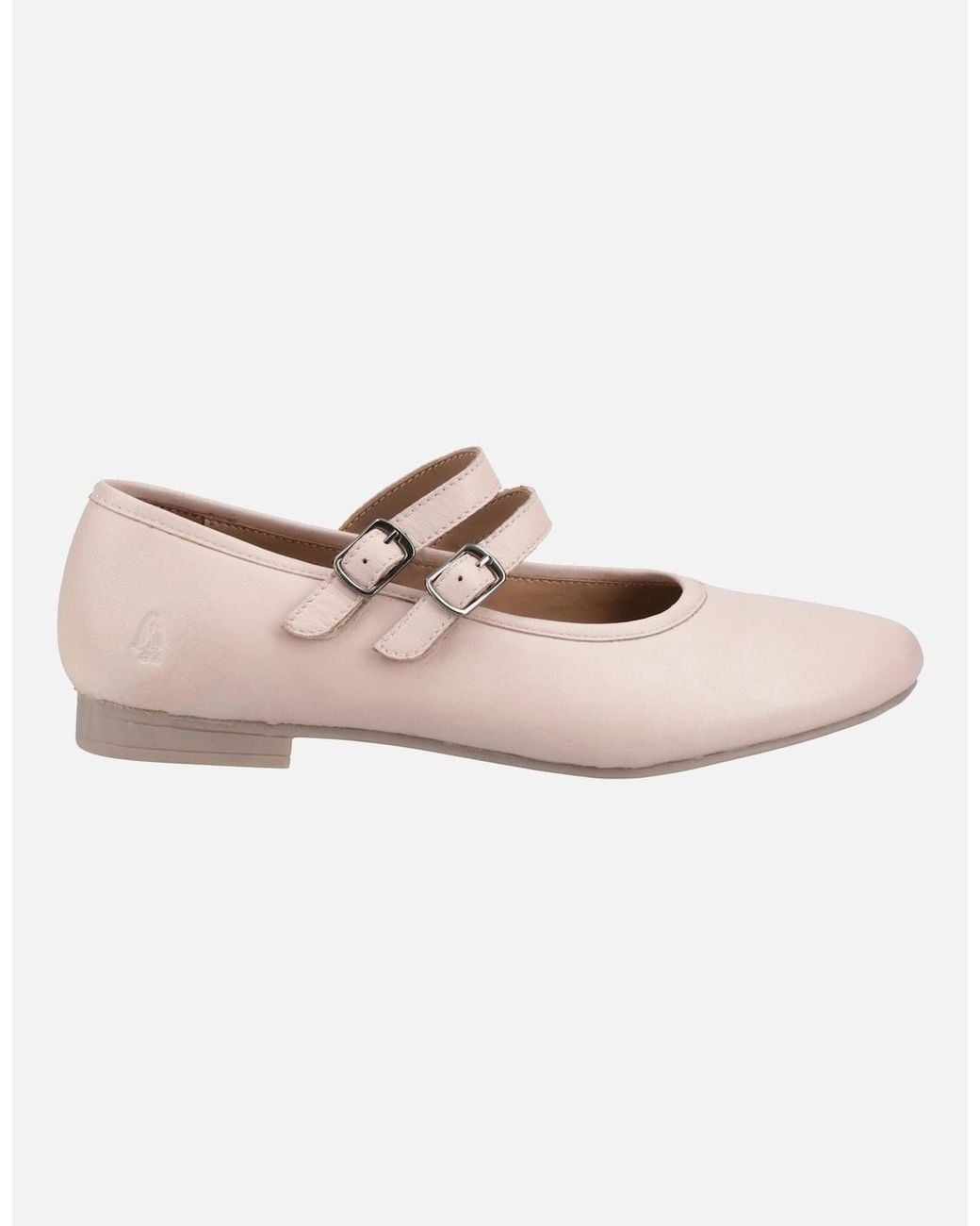Hush Puppies Pink Nancy Mary Jane Leather Blush Flats