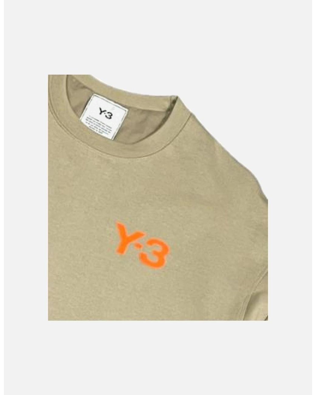 Y-3 Natural Chest Logo Sweatshirt for men