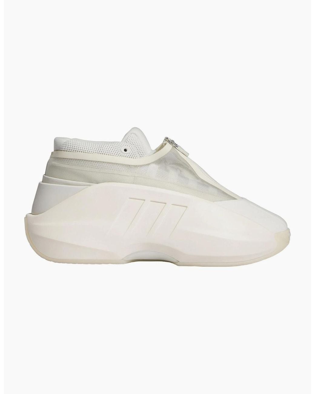 Adidas White Crazy Infinity Zipper Chunky Sneakers for men