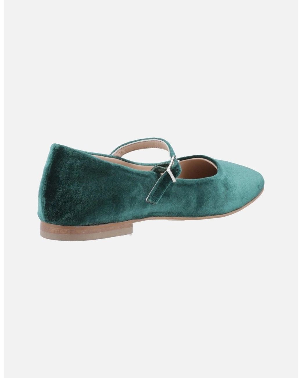 Hush Puppies Green Pasha Velvet Jade Shoes