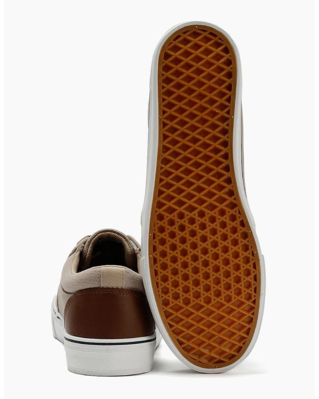Bench White Donnie Canvas Sand Trainers for men