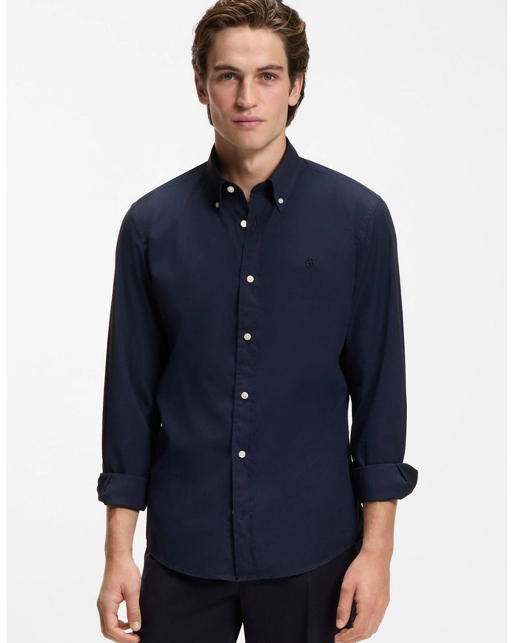 Boss Blue Boss H Roan Bd E C1 263 Shirt 404 Dk for men