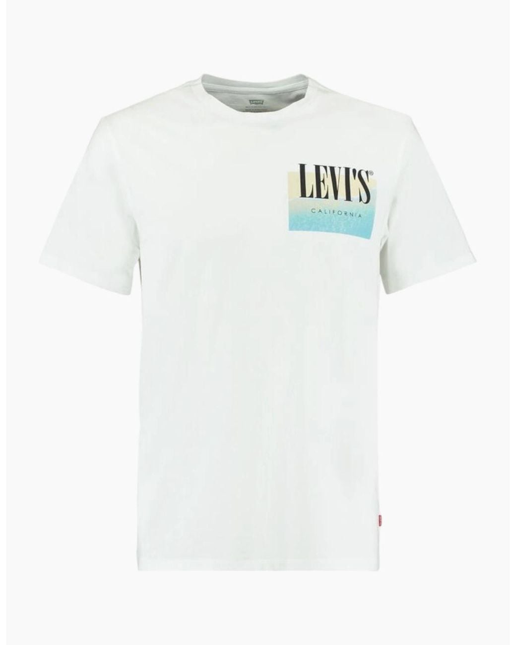 Levi's White Levi's T Shirt Casual Cotton Summer Graphic T Shirt Crew Neck Pullover for men