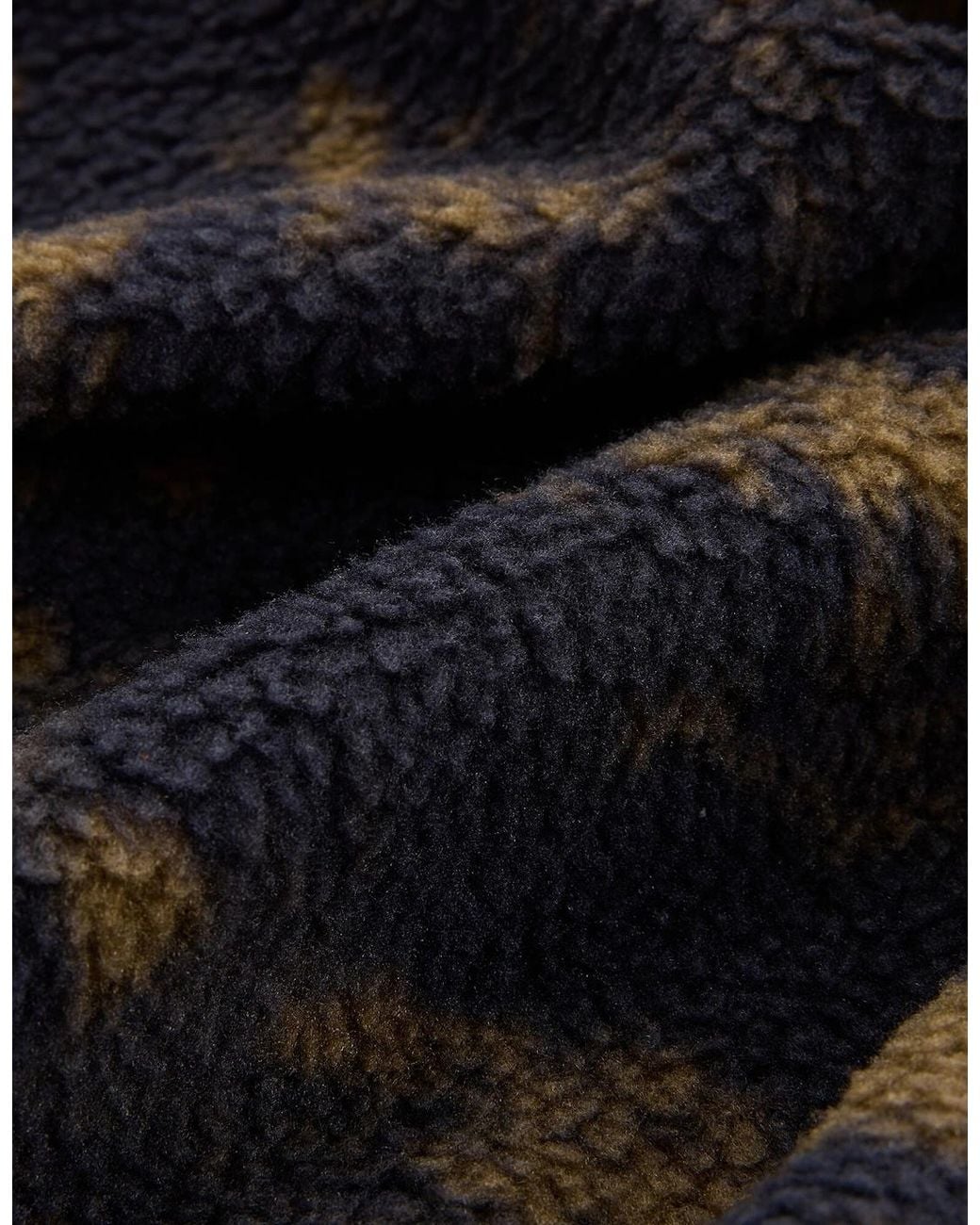 Regatta Blue Printed Textured Fleece Jacket for men