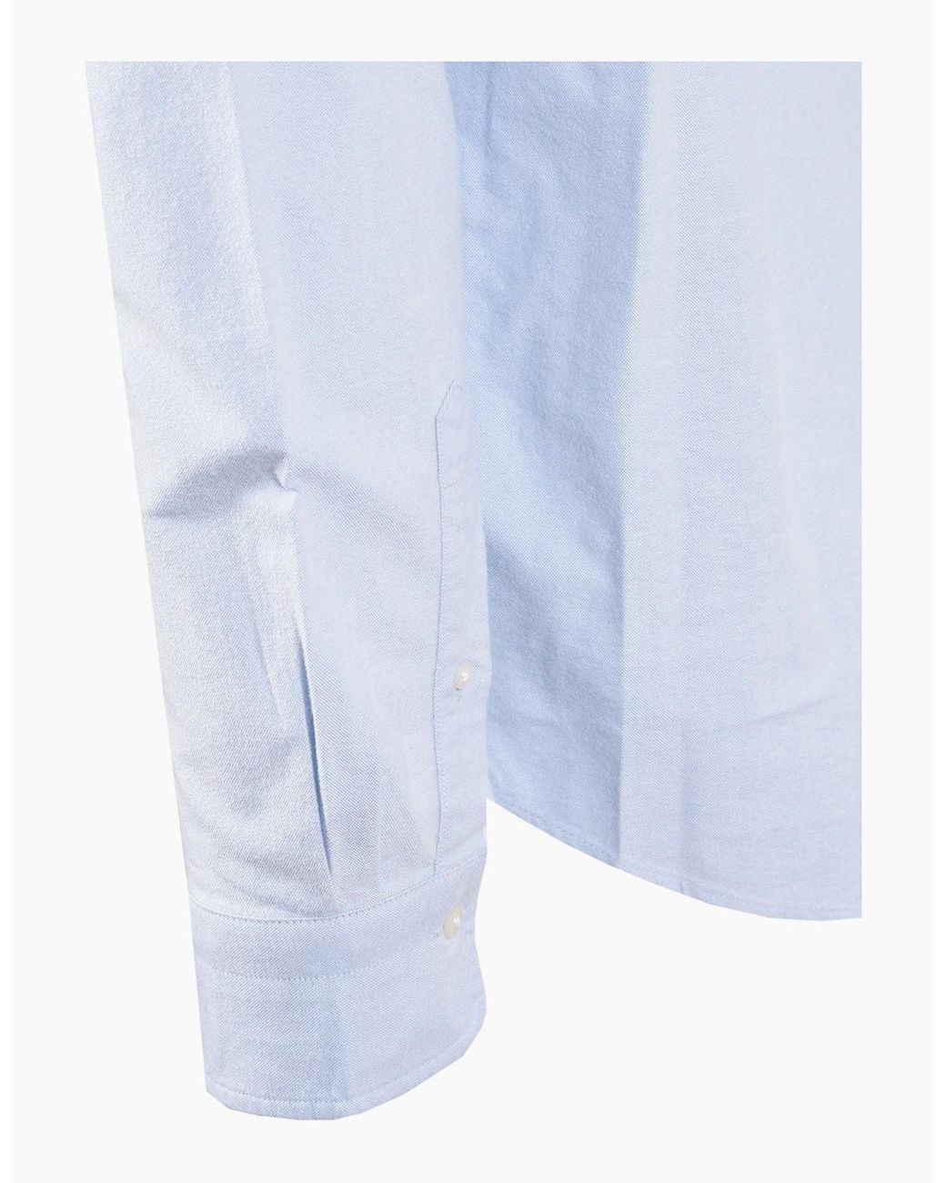 Gant Blue Reg Fit Brushed Oxford Shirt Clear Sky for men