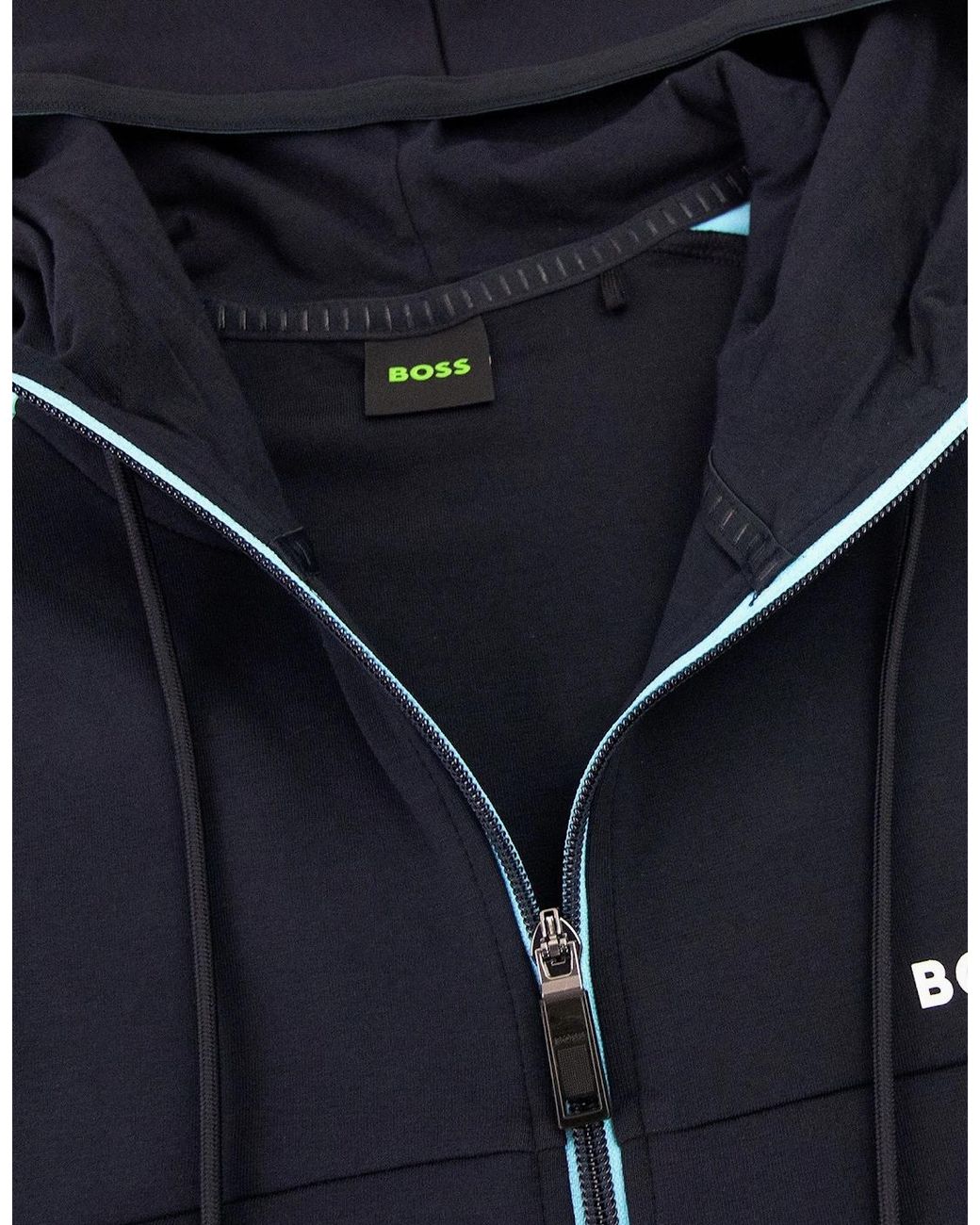 Boss Blue Saggy 1 Hoody Side Stripes 403 for men