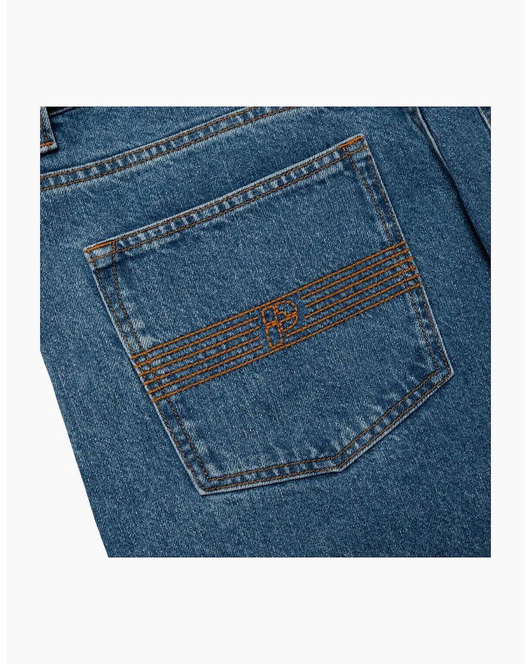 Parlez Blue Indy Denim Mid Wash Jeans for men