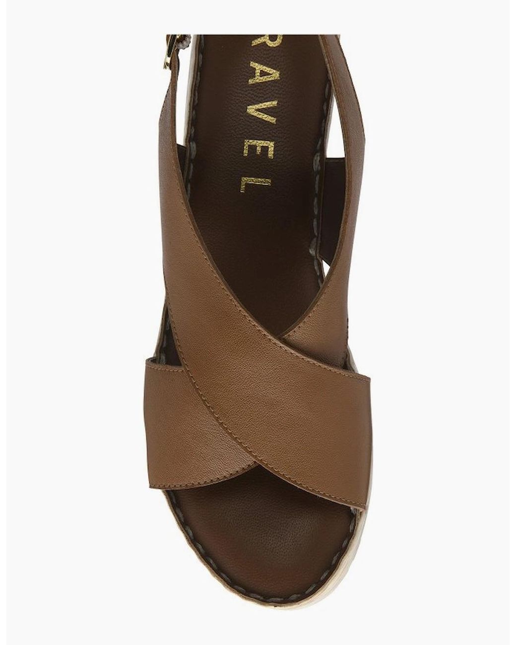 Ravel Brown Branton Wedge Sandals