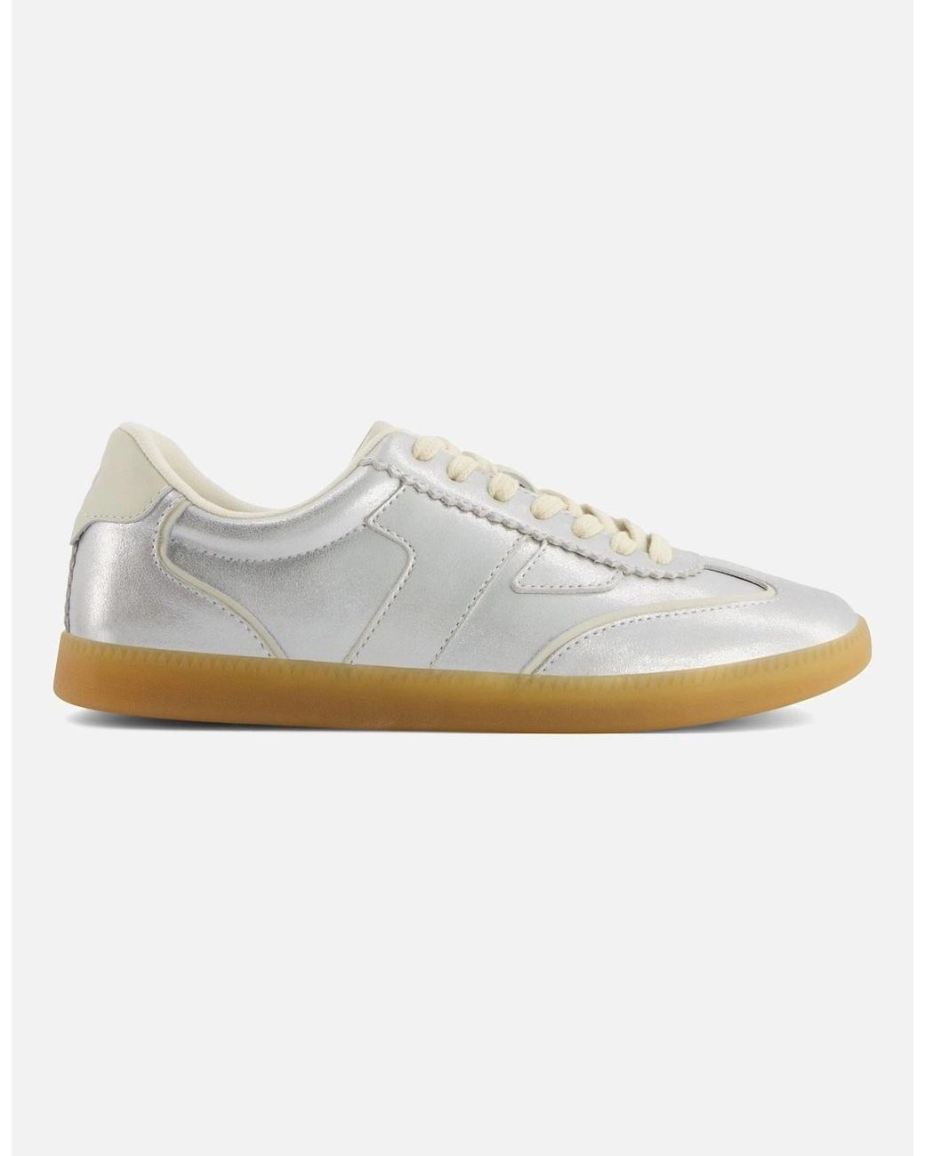 TOMS Gray Collins Leather Trainers