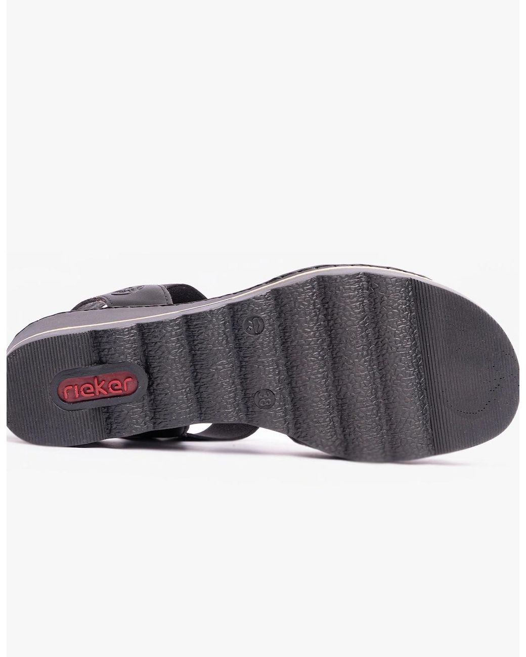 Rieker Black 67498-00 Sandals