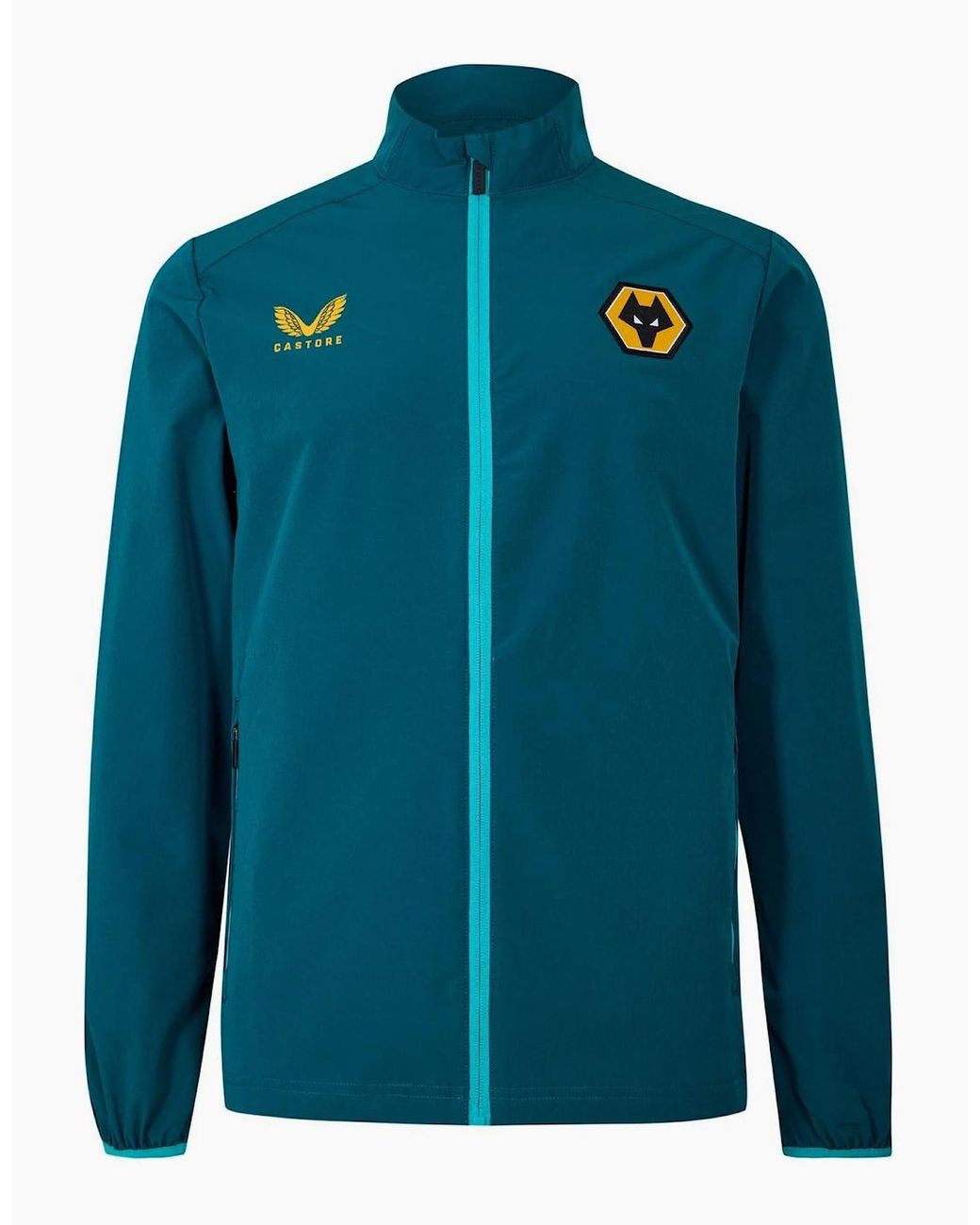 Castore Blue Wlvstrveljkt for men