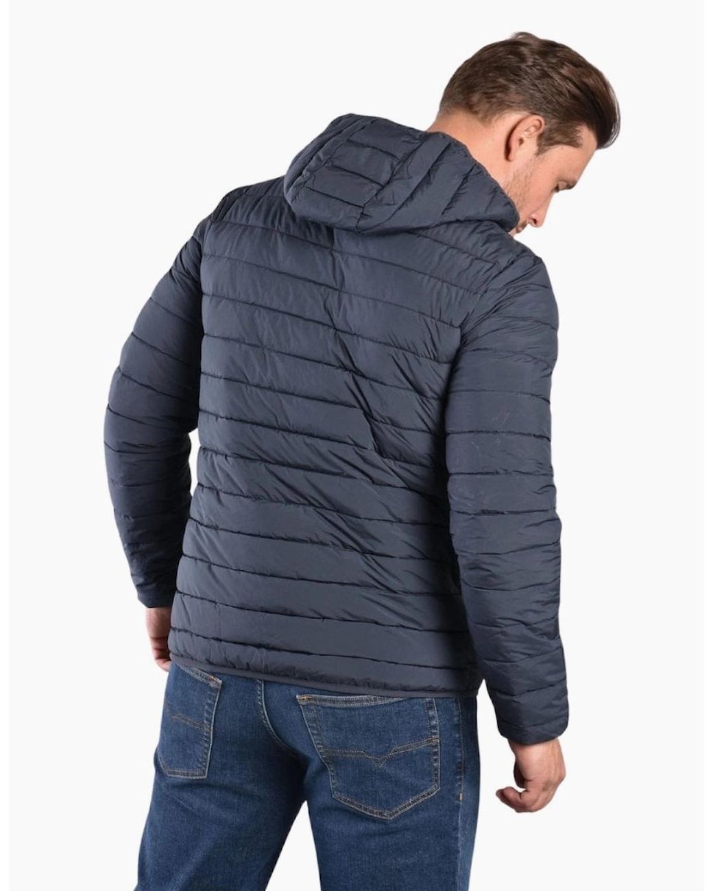 Aquascutum Blue Active Rlg Active 100 Gr Hooded Jacket for men