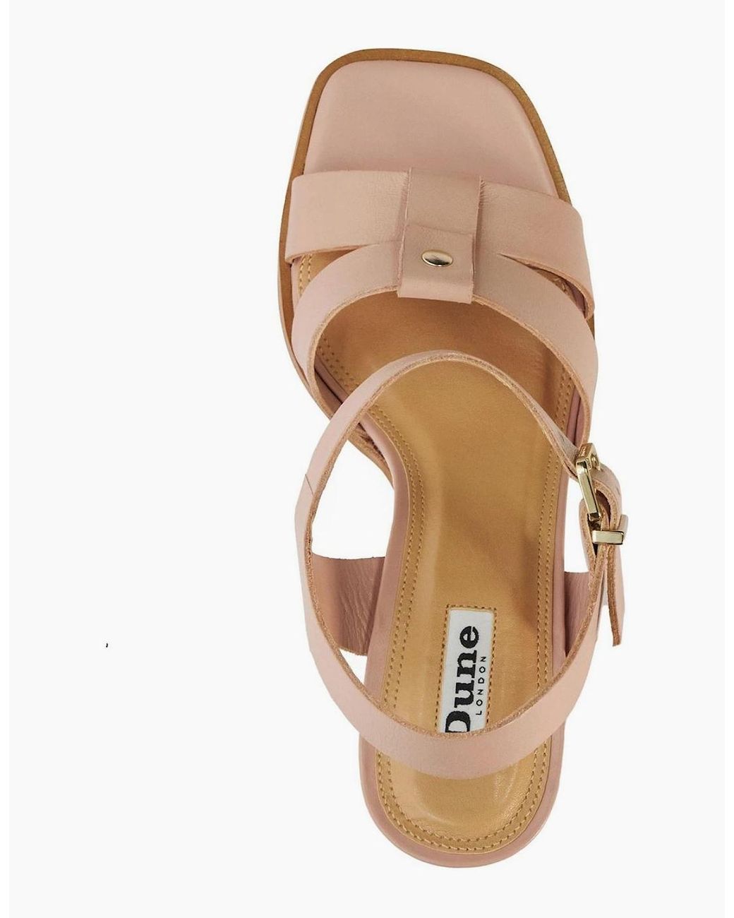 Dune Pink Lo Jessia Metallic High Heel Sandals
