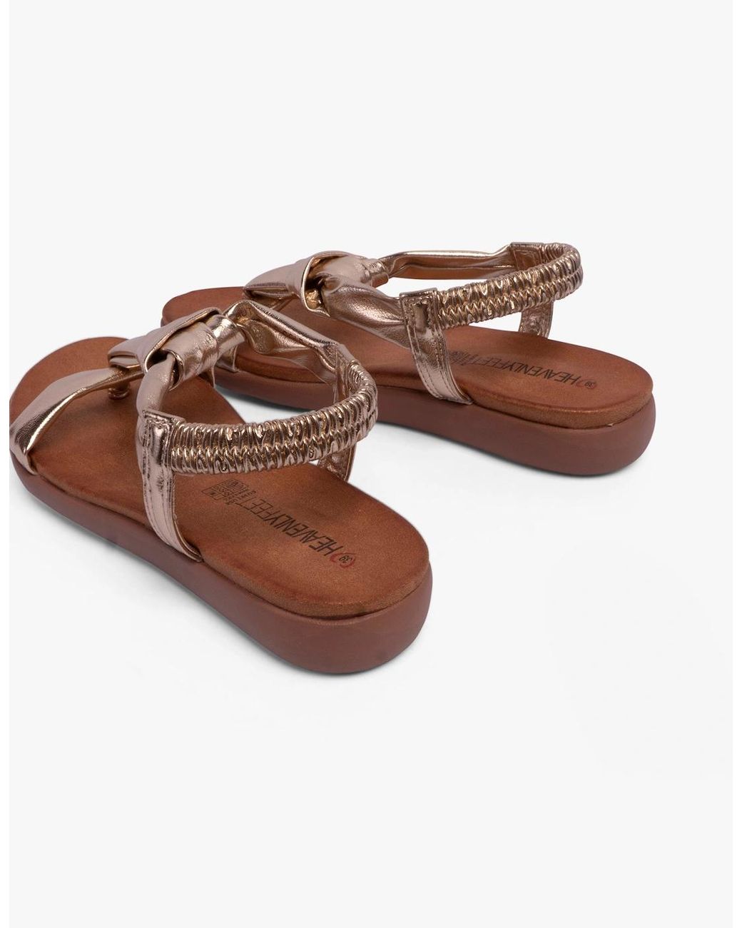 Heavenly Feet Brown Buttercup Sandals