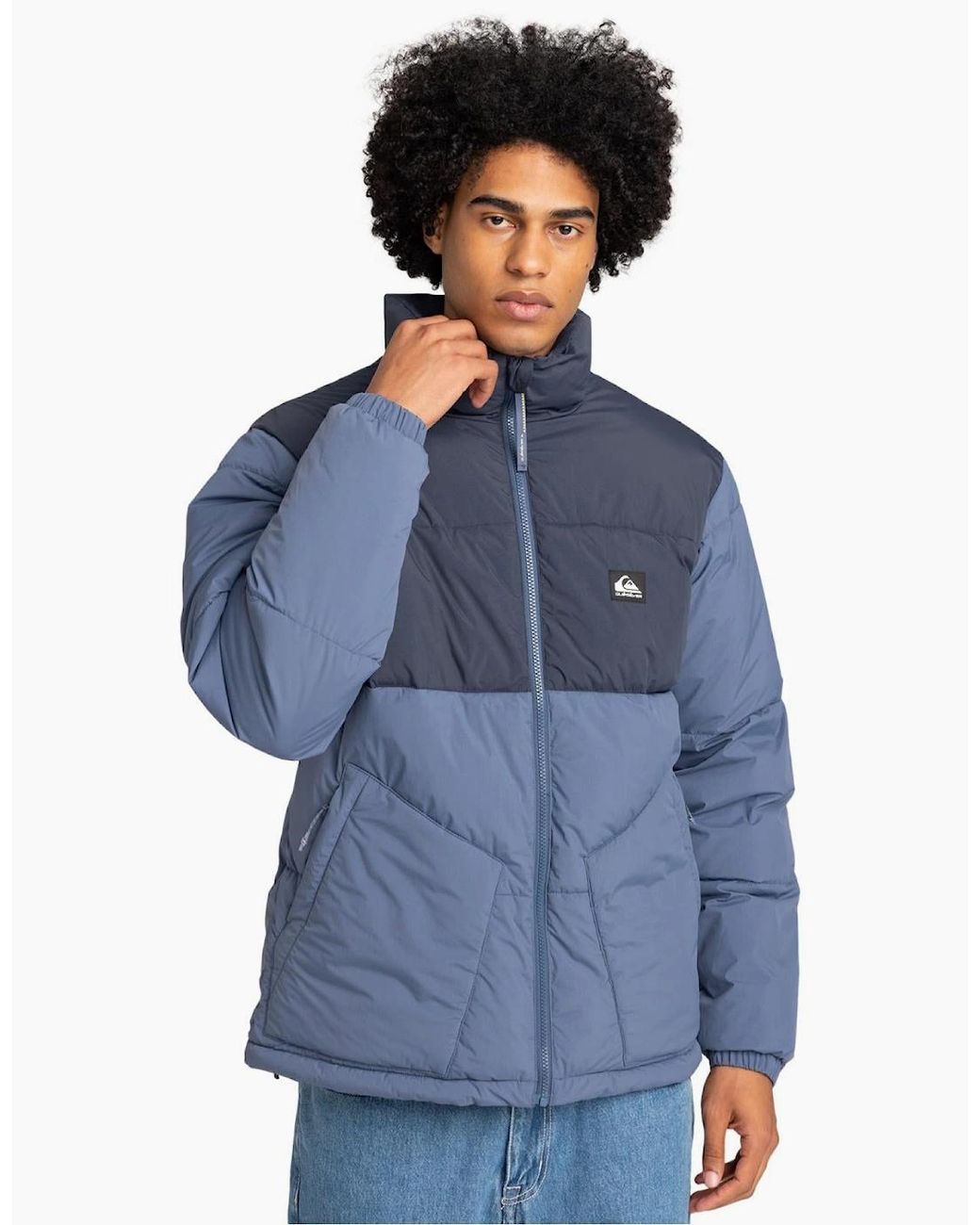 Quiksilver Blue Wild Mountain Padded Jacket for men
