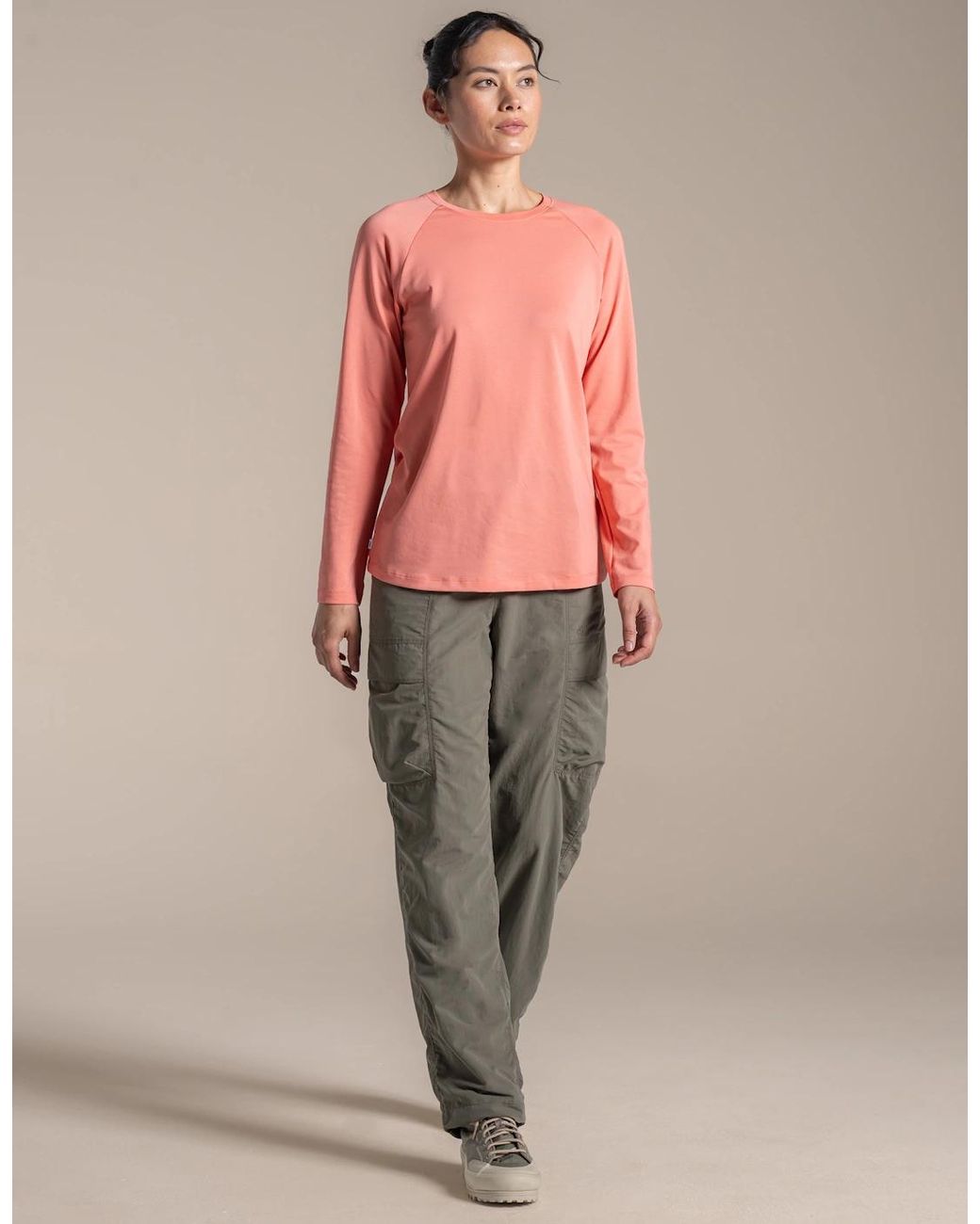Craghoppers Pink Ladies Nour Nosilife Long-Sleeved T-Shirt