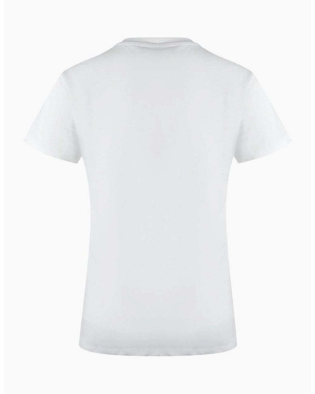 Love Moschino Gray Box Logo T-Shirt