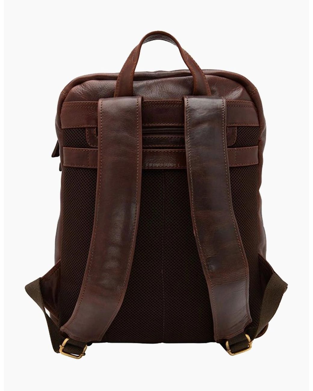 Loake Brown Waterloo Leather Rucksack for men