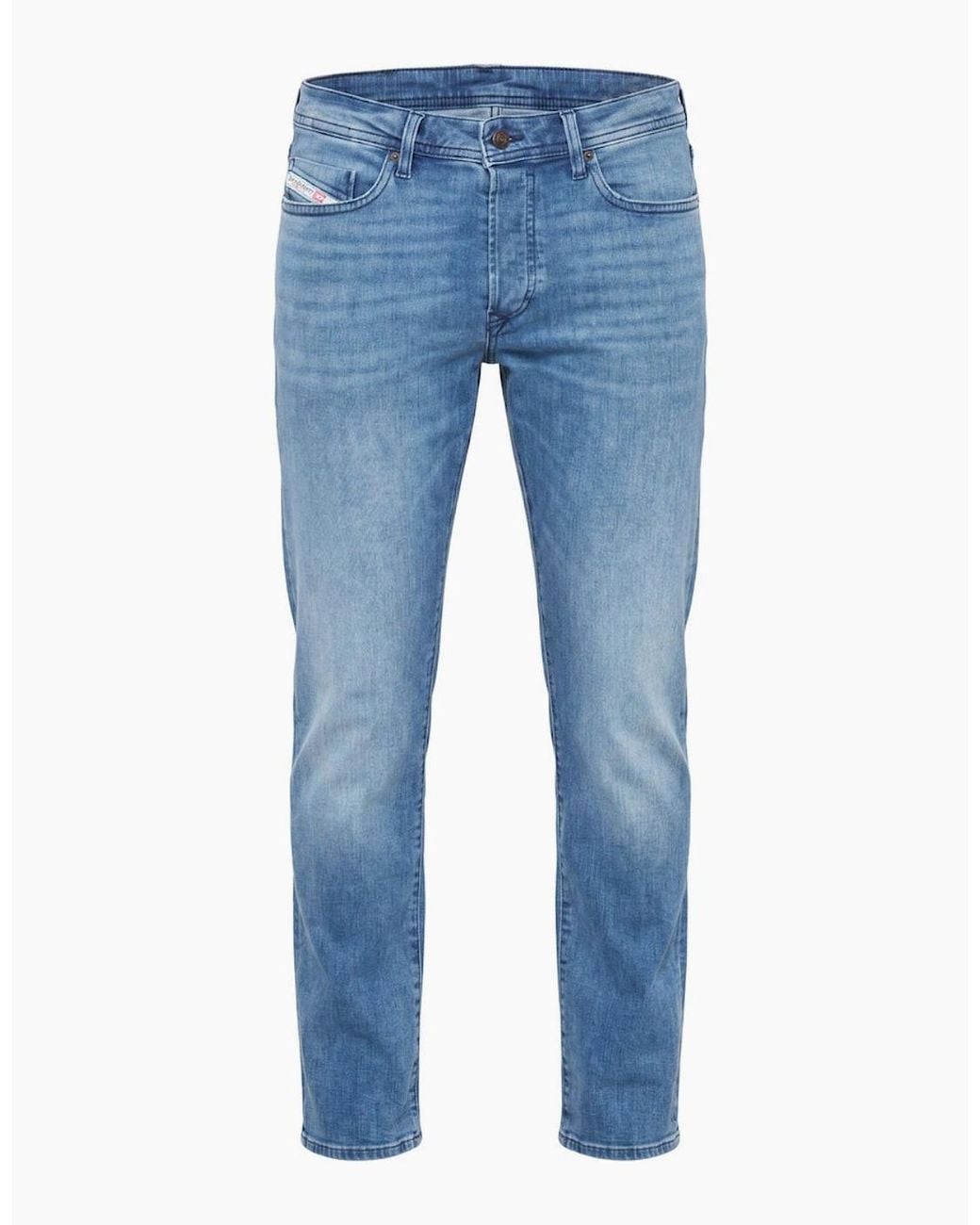 DIESEL Blue Buster-X Light Denim Jeans for men