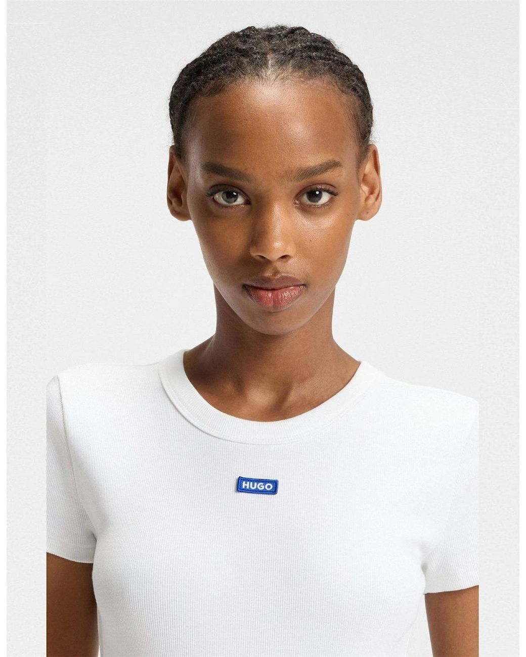 Boss White Easy Tee B 10257055 01
