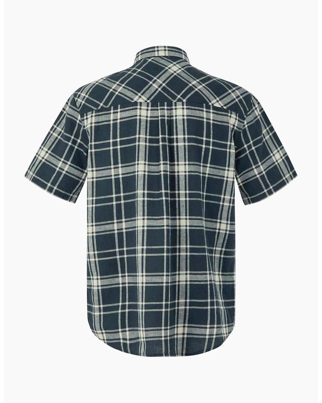 Regatta Blue Loran Short-Sleeved Shirt for men