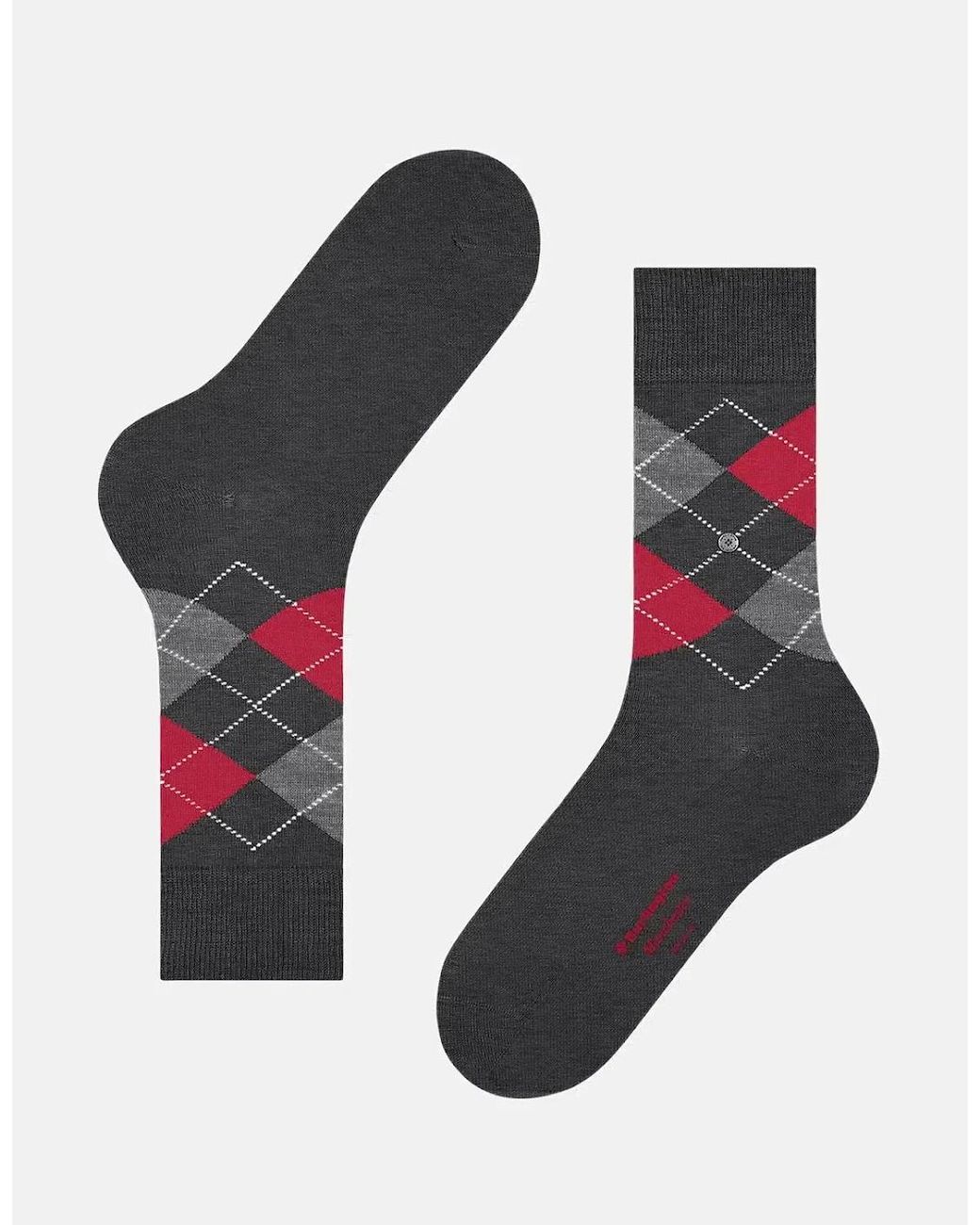 Burlington Black Manchester Socks Anthracite Melange