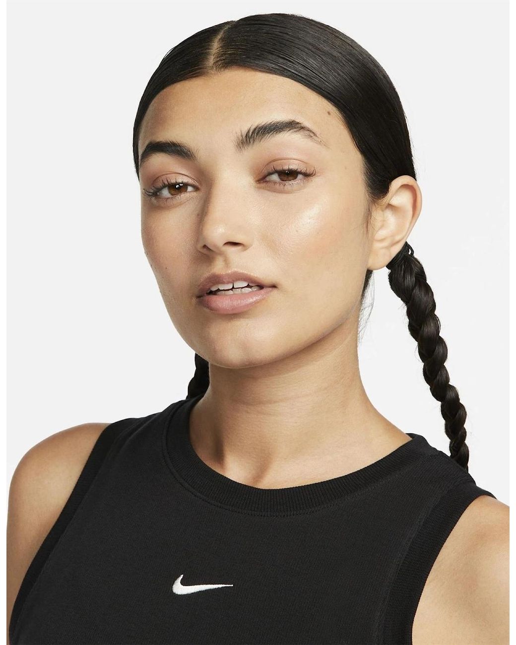 Nike Black Chill Tank Crew Neck Sleeveless Muscle Tank