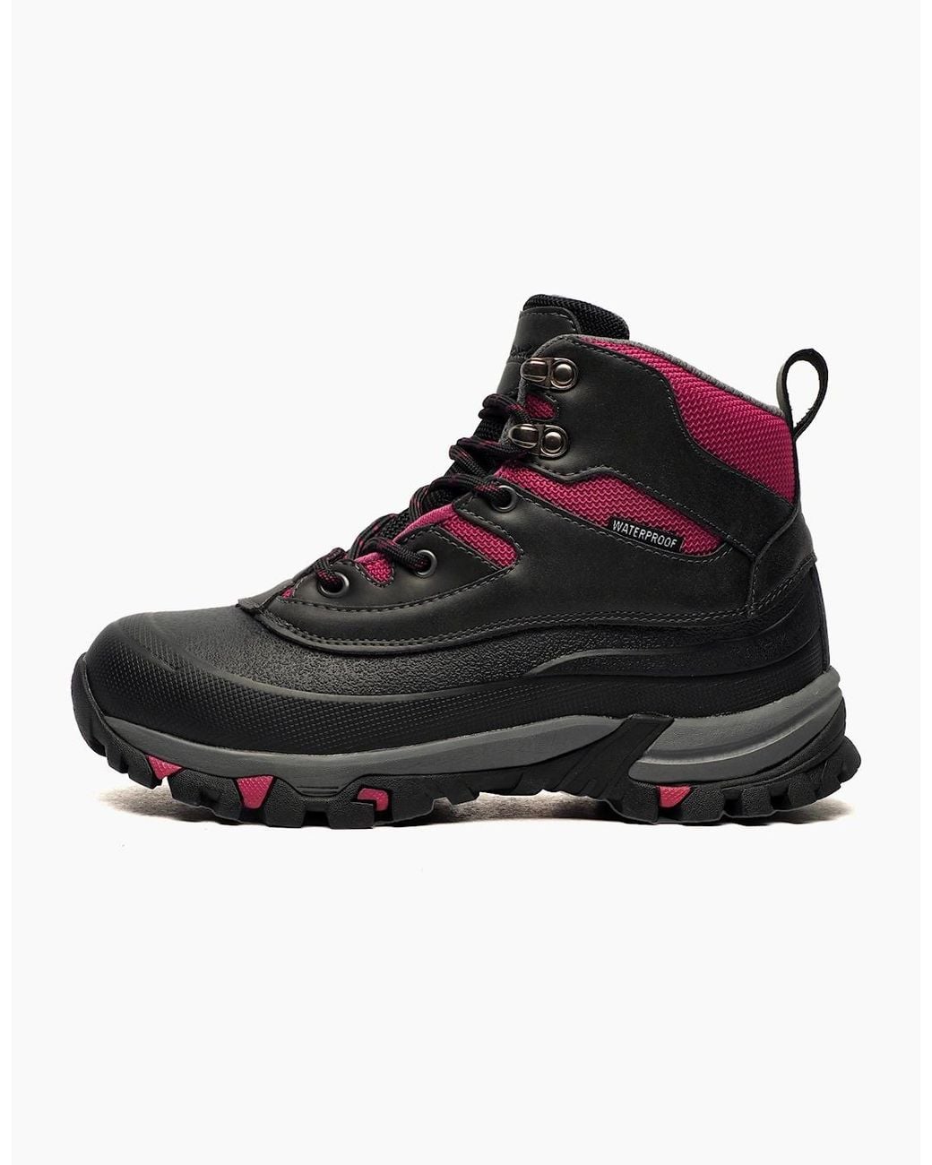 Cotswold Black Calmsden Waterproof Memory Foam Hiking Boots Berry