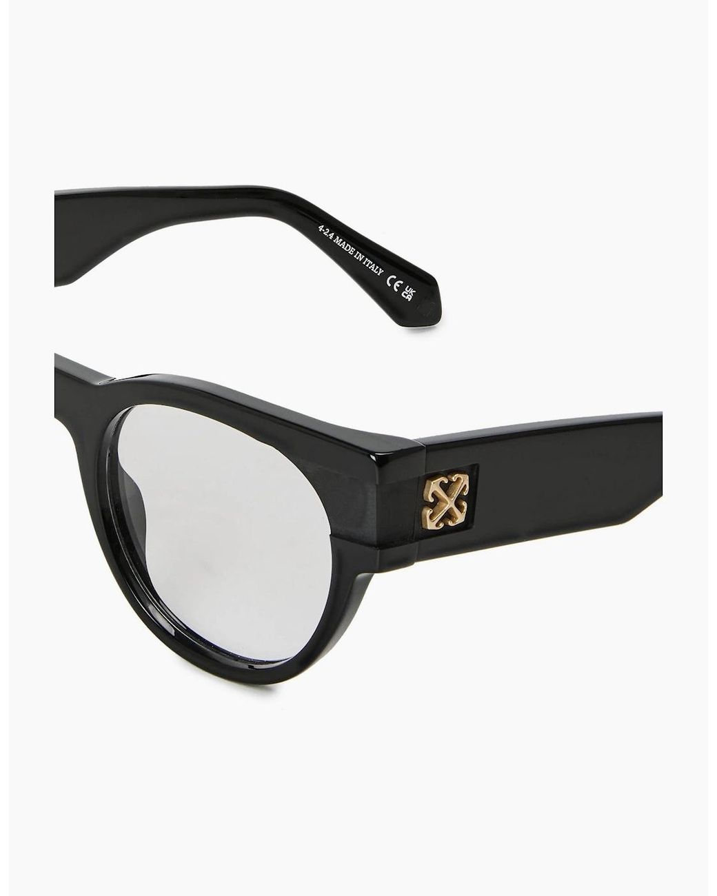 Off-White c/o Virgil Abloh Black Off Eyewear Style 87 for men