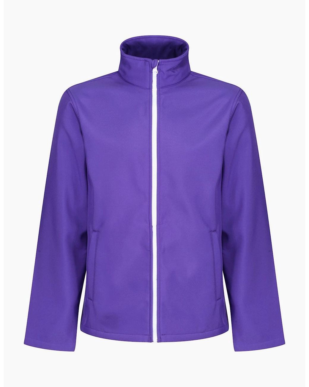 Regatta Purple Standout Ablaze Printable Soft Shell Jacket for men
