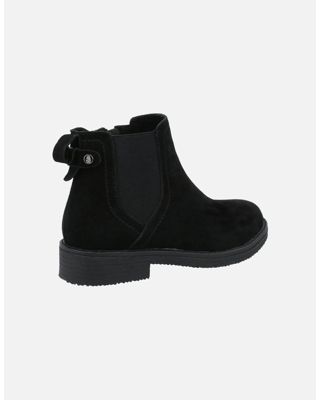 Hush Puppies Black Maddy Wide Fit Chelsea Boots