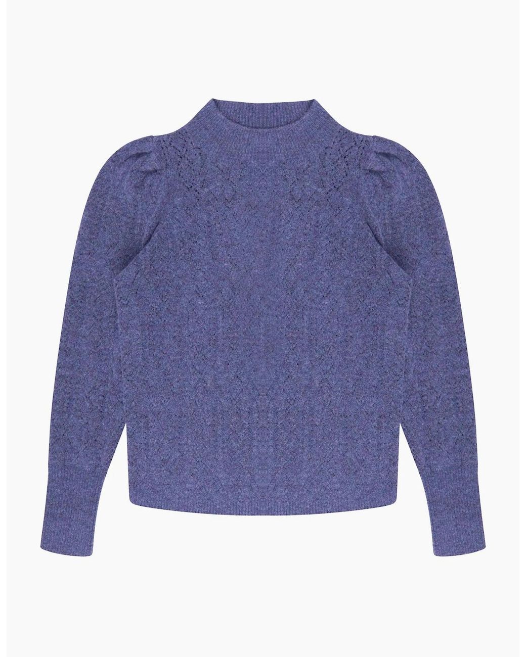 Ro&zo Blue Pointelle Knit Jumper