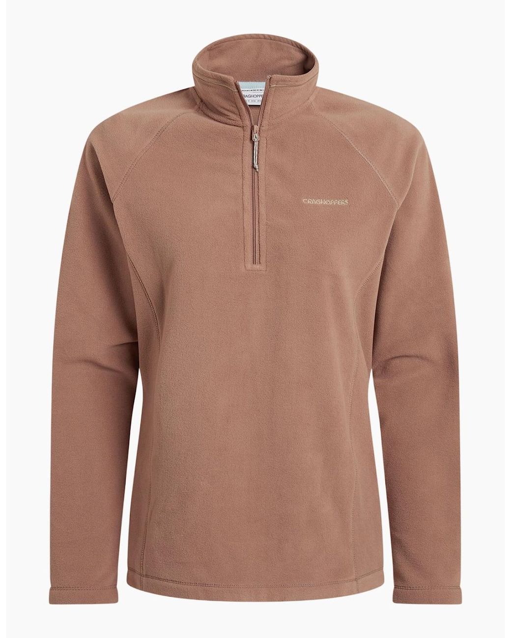 Craghoppers Brown Ladies Miska Vi Half Zip Fleece
