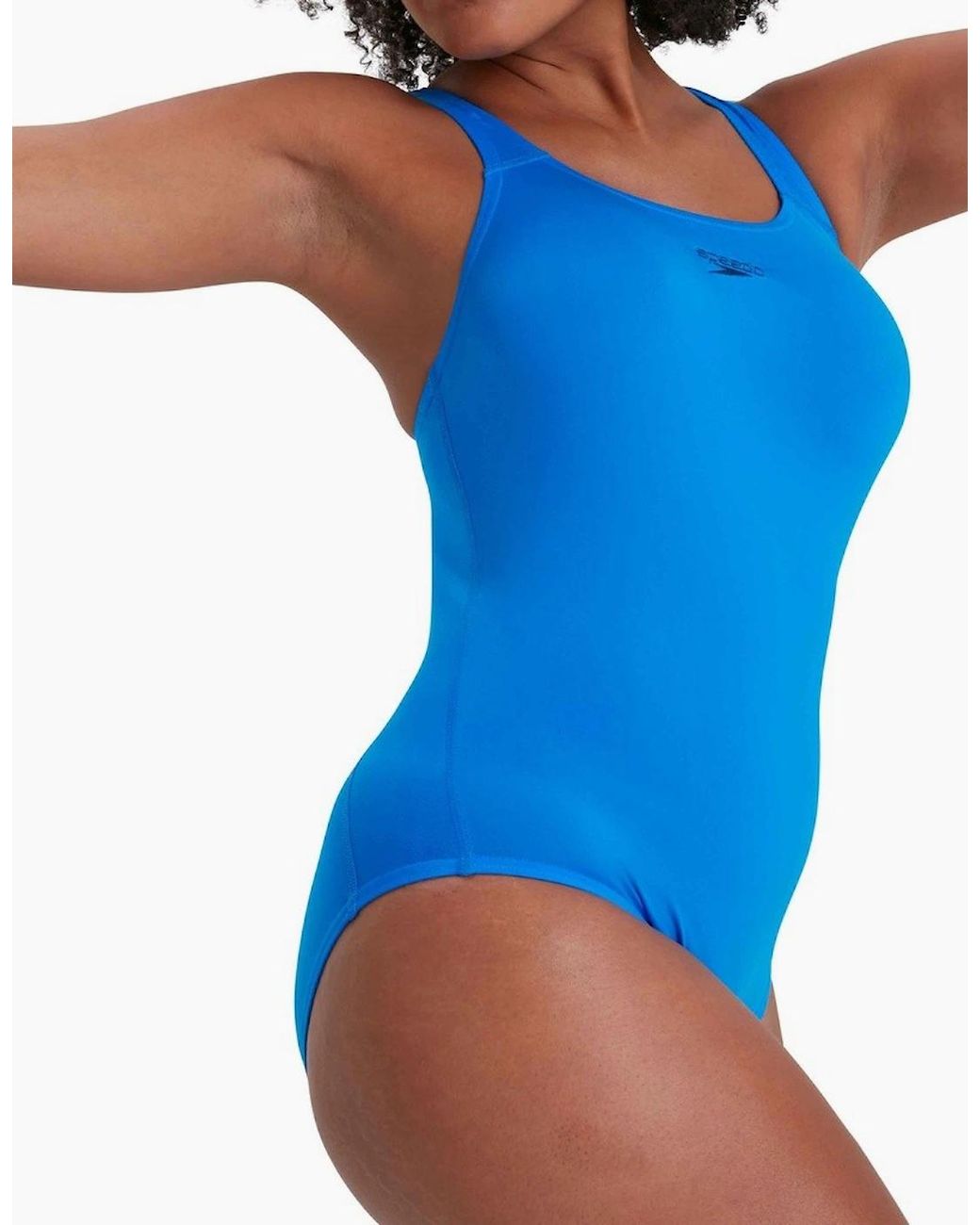 Speedo Blue Ladies Medalist Eco Endurance+ One Piece Swimsuit