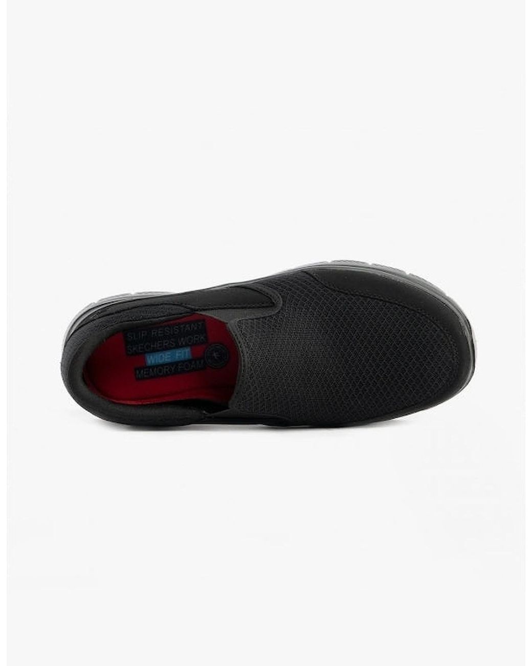 Skechers Black Work 77048Wec Flex Advantage for men