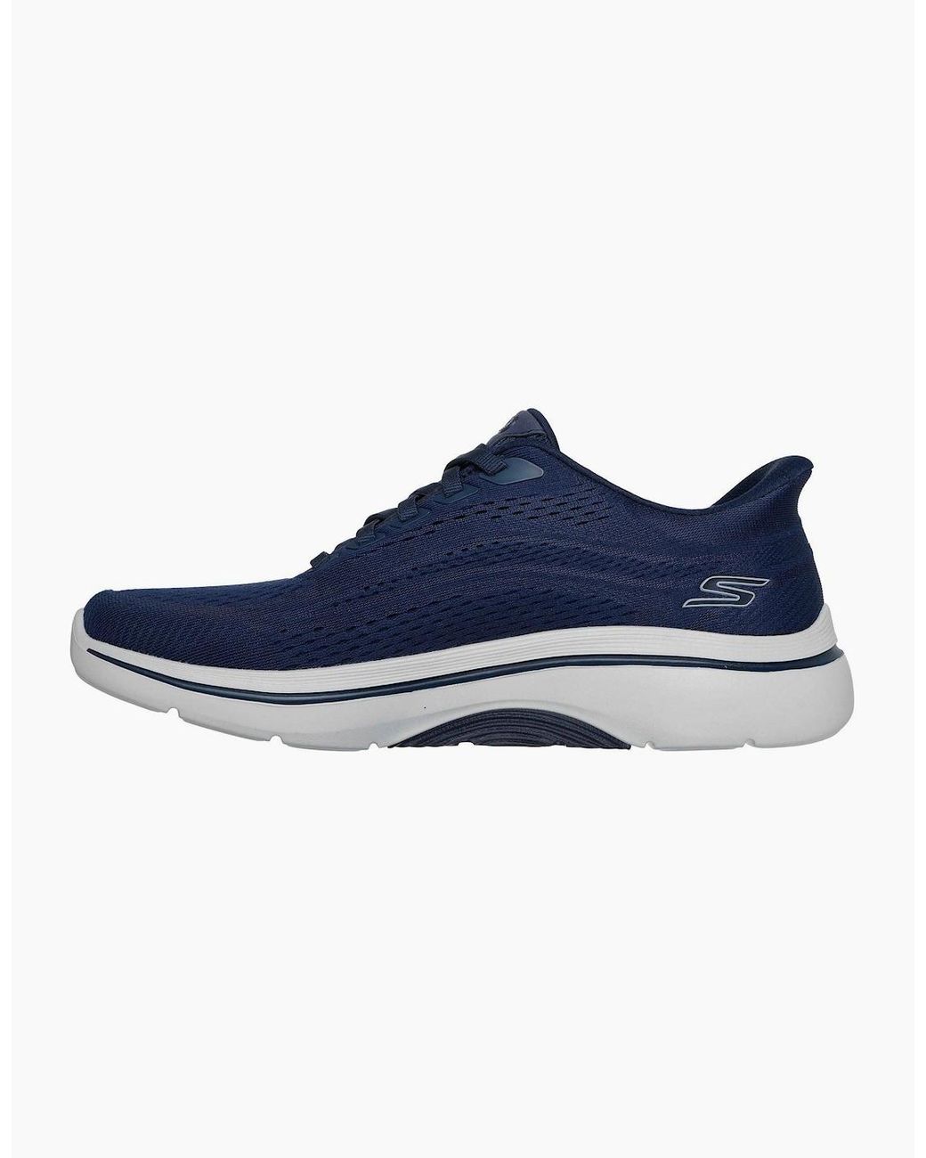 Skechers Go Walk Blue Arch Fit 2.0 Percy Textile Standard Trainers for men