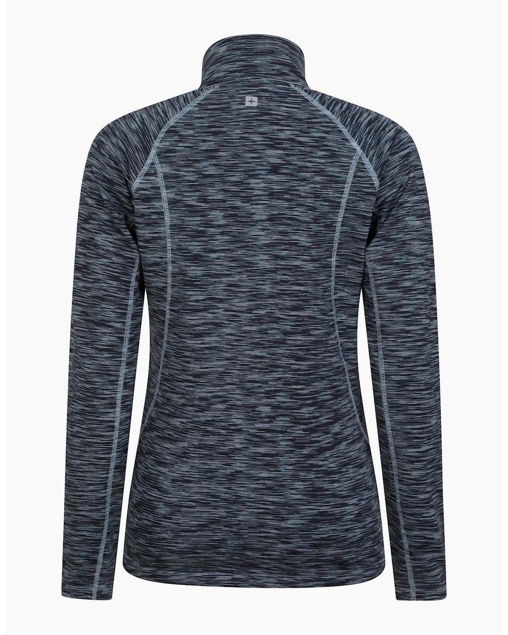 Mountain Warehouse Blue Ladies Bend & Stretch Full Zip Midlayer