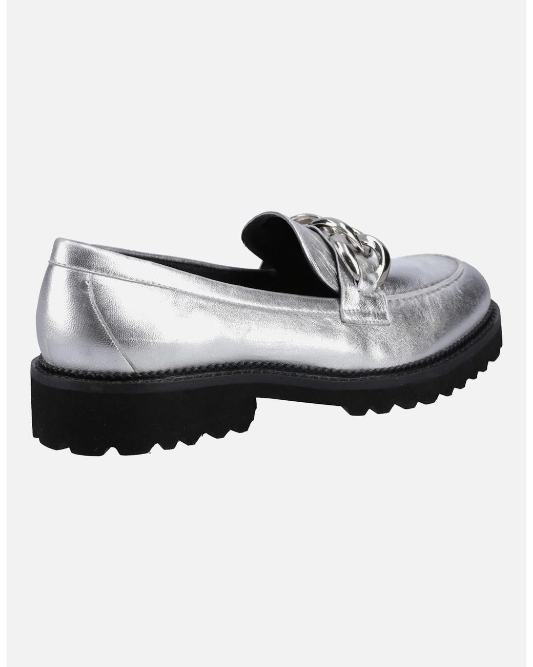 Hush Puppies White Gianna Leather Loafers