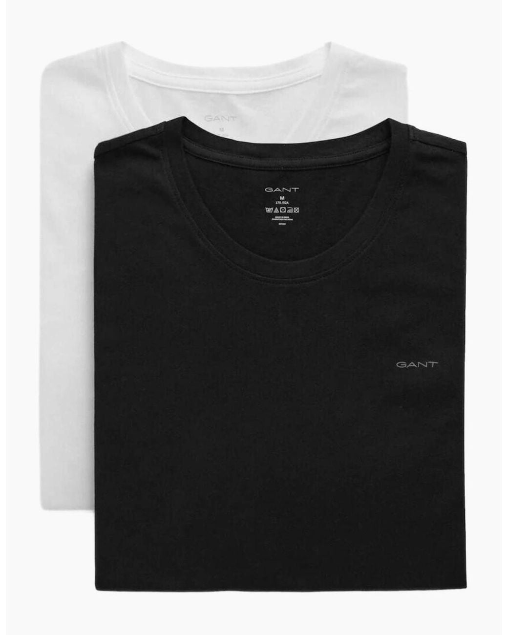 Gant Black 2-Pack Crew-Neck T-Shirts for men