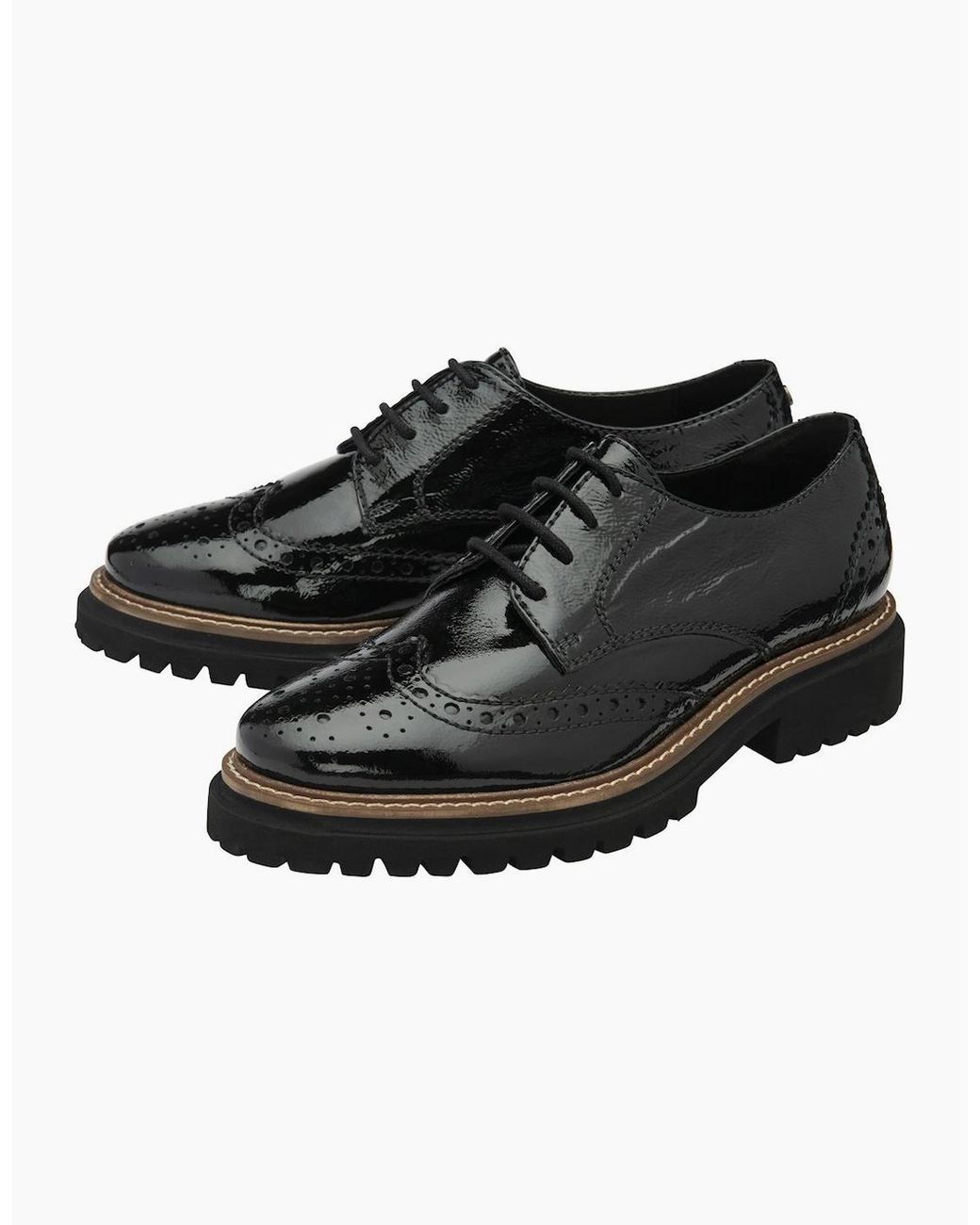 Ravel Black Walsh Brogues