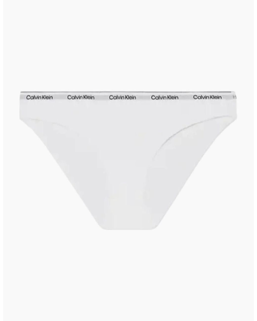 Calvin Klein White Modern Logo Bikini Brief