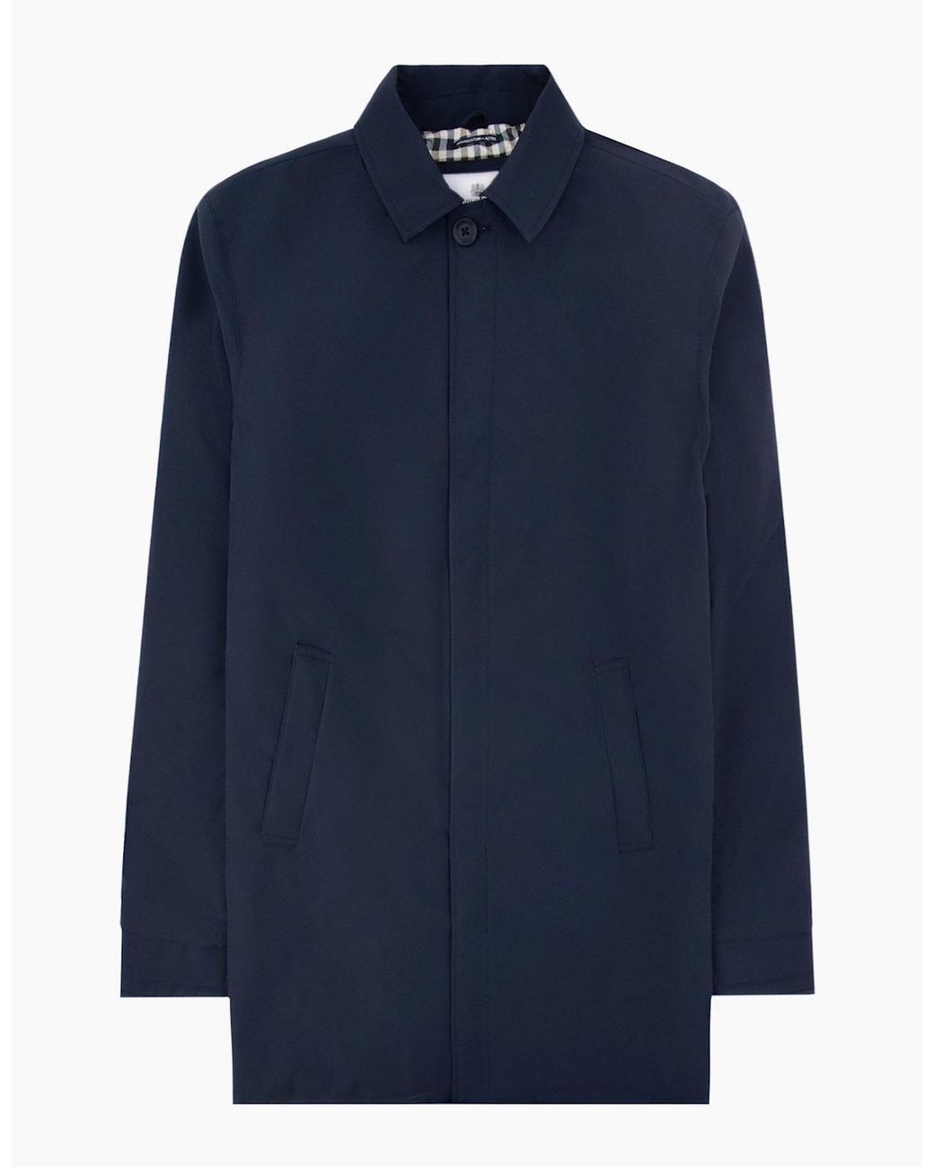Aquascutum Blue Shell Active Mid Trench Coat 11 for men