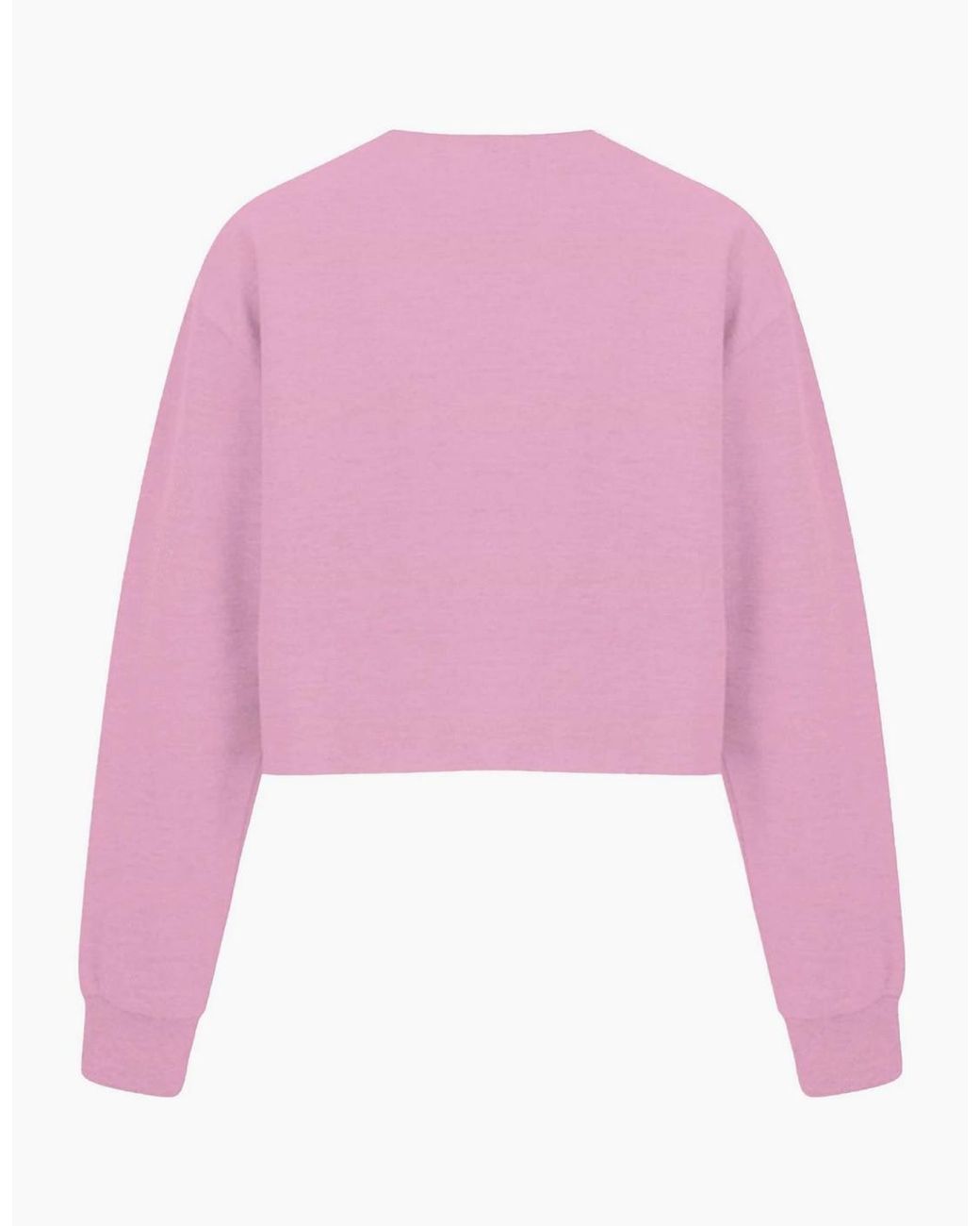 Miso Pink Cropped Sweatshirt